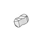 Kennametal® Top Notch™ 1764576 Threading Insert, NTP Insert, 5 to 12 TPI Internal/6 to 20 TPI External Threads per Inch, Internal/External/60 deg Partial Profile Thread, 2 to 5 mm Internal/1.25 to 4 mm External Pitch, Left Hand Cutting Direction
