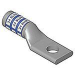 Color-Keyed® 60160 1-Hole Lug Compression Connector, 300 kcmil Aluminum/Copper Conductor, Die Code: 76H, 3/8 in Stud, Tin Plated Aluminum