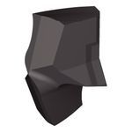 Kennametal® 5964046 KSEM™ Replaceable Drill Tip, 1/2 in Dia, C Insert Seat, 140 deg Included Angle, For Use With: Modular Drills, ANSI Code: KSEM0500SPL, Manufacturer's Grade: KCMS35, PVD-AlTiN Coated