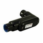 Plasti-Bond PRLB27 Type LB Form 7 Conduit Body, 3/4 in Hub, Iron, PVC Coated