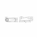 Red Dot® ASLB-1 Type LB Service Entrance Service Entrance Body With Cover, 1/2 in Hub, 2 cu-in Capacity, Die Cast Aluminum, Lacquered