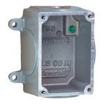 MELTRIC 7T1F0N05 Junction Box, 4.94 in H x 2.27 in D, Aluminum
