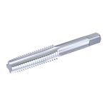 Kennametal® KHSST28167 General Purpose Straight Flute Hand Tap, Left Hand Cutting Direction, Plug Chamfer, 4 Flutes, Uncoated, HSS