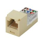 Panduit® CJ88EIY Mini-Jack™ Unshielded Universal UTP Jack Module, Cat 3/Mini-Com® Module, Surface Mounting, 1 Ports, ABS