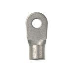 Panduit® Pan-Term® P6-10R-E Large Wire Non-Insulated Ring Terminal, 6 AWG Conductor, 1.21 in L, Brazed Seam/Serrated Barrel, Copper