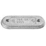 T&B® 170F Oval Conduit Body Cover With Neoprene Gasket, 1/2 in Hub, For Use With: Form 8 EMT Conduit, Iron