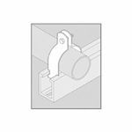 Gibson Stainless® 5075 Conduit Clamp, 3/4 in, Stainless Steel, Polished