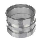AMERICAN FITTINGS ERC300CPLG Dual Rated Compression Coupling, 3 in, For Use With: EMT/Rigid/IMC Conduit, Alloy Steel, Zinc Plated with Clear Chromate