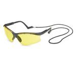 Gateway Safety® Scorpion® 16GB80 Protective Eyewear, Scratch-Resistant Lens Coating, Clear Lens, Half Framed Frame, Black Frame, Nylon Frame, Polycarbonate Lens, Specifications Met: ANSI Z87.1