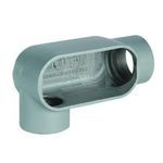 Killark® LR17 DURALOY® 7 Type LR Conduit Body, 1/2 in Hub, 4 cu-in, Iron, Triple Coated