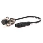 Rockwell Automation 872C-NH8NP12-E2 3-Wire DC Extended Range Short Barrel Tubular Unshielded Proximity Sensor, Proximity Sensing Method, NO/Source (PNP) Output, 10 to 30 VDC
