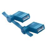 Panduit® Reel Smart™ DNFR14250FIB-KD DNFR-FIB Female Disconnect, 16 to 14 AWG Conductor, 0.25 in W x 0.032 in THK Tab, Butted Seam Barrel, Brass, Blue, Insulated: Insulated