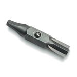 Klein® 32752 Double Sided Combo Replacement Bit, Imperial, #1, #2 Combination Point, 1.297 in OAL, Steel