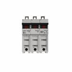 Bussmann CUBEFuse® Quik-Spec™ CCPB-3-15CF Compact Circuit Protector Base, 600 VAC, 1 to 15 A, 3 Pole, Class CF Fuse, 18 to 4 AWG Wire