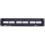 PREMISE WIRING SPEEDGAIN® P5E48U Universal Patch Panel With Cable Bar, 48 Ports, Category: Cat 5e