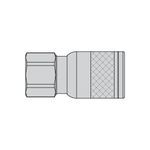 Foster® 3 Manual Sleeve Guard Socket, 1/4 in, FPT, 300 psi, Brass