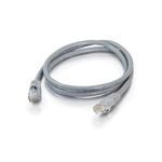 Quiktron® 570-100-020 Value Series 4-Twisted Pair Booted Snagless Patch Cord, Category: Cat 5e, 24 AWG Stranded Copper Conductor, RJ45 Connector, 20 ft Cord Length, Gray
