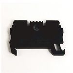 Rockwell Automation Spring Clamp Terminal Block,One-Circuit Feed-Through Block,1.5mm² (# 26 AWG - # 14 AWG),Standard Feedthrough,Black,