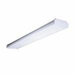 Columbia Lighting SHLD AWN 4FT Low Profile Replacement Lens, For Use With: 4 ft 4 Lamp T5, T5 High Output, T8 Fluorescent Light Fixture, Clear Acrylic