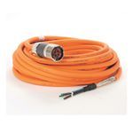 Rockwell Automation SpeedTEC Cable, Motor Power Only, SpeedTec DIN Connector, Drive-end, Flying-lead, 10 AWG, Standard (Non-Flex), 15 Meters
