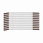 Brady® SCN15-1 Clip Sleeve™ Pre-Printed Wire Marking Sleeve, 0.154 to 0.177 in Wire, Nylon, 1 Legend