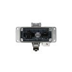 GracePort P-R2-F3R3 PANEL INTERFACE CONNECTOR WITH RJ45, PANEL MOUNT HOUSING, UL TYPE 4, SIMPLEX OUTLET, 3 AMP CB