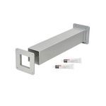 Hoffman F66WXFG F25 Cut Off Fitting, For Use With NEMA 12/3R Fiberglass Wireway and Trough, Fiberglass