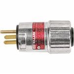Killark® ACCEPTOR® UGP-20231QW UGP 1-Phase Interchangeable Blade Style Explosionproof Plug, 125 VAC, 20 A, 2 Pole, Gray