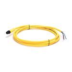 Rockwell Automation DeviceNet™ 1485R-P2N5-M5 Mini-Style Standard Thin Media Patch Cord, 5-Pin Straight Female x 5-Pin Straight Male Connector, 6.56 ft Cable Length