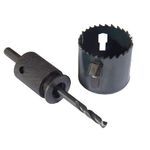 Greenlee® 825-2-1/2 Variable Pitch Hole Saw, 2-1/2 in Dia, 1-5/8 in Cutting Depth, Bi-Metal Cutting Edge, Applicable Materials: Aluminum, Fiberglass, Plastic, Steel, Tin, Wood