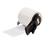 Brady® PTL-7-499 Thermal Transfer Printer Label, 1/2 in L x 1/2 in W, White Legend/Background, B-499 Nylon Cloth