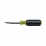 Klein® 32477 10-in-1 Quick-Change Screwdriver Set, Measurement System: Imperial, 6 Piece, No ESD-Safe, Insulated: No, Steel, Polished Chrome