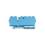 Rockwell Automation Spring Clamp Terminal Block,One-Circuit Feed-Through Block,6 mm (# 22 AWG - # 10 AWG), 4 mm for H4 block,2 Connection points on one side,Gray (Standard),