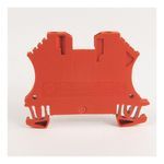 Rockwell Automation 1492-J IEC Terminal Block, One-Circuit Feed-Through Block, 2.5 mm (# 24 AWG - # 12 AWG), 3 Connection points, 2 on one side, Red,