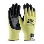 G-Tek® KEV™ 09-K1450/XXL Medium Weight Cut Resistant Gloves, 2XL, Nitrile Coating, Kevlar®/Lycra® Fiber, Elastic/Knit Wrist Cuff, Resists: Abrasion, Cut, Puncture and Tear, ANSI Cut-Resistance Level: A2
