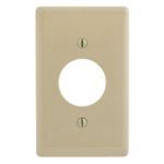 PREMISE WIRING NP7I Standard Wallplate, 1 Gang, 4.63 in H x 2.88 in W, Nylon, Ivory
