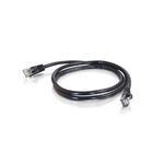 Quiktron® 570-135-010 Value Series Snagless Booted Patch Cord, Category: Cat 5, 24 AWG Stranded Copper Conductor, 10 ft Cord Length, Black