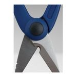 Jonard Tools® JIC-195 Scissor, Sharp Tip, Serrated Edge, High Carbon Steel Blade, Nylon/Santoprene Handle