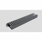 Multilink® 10-4164 Single-Sided Horizontal Cable Manager, 1-1/2 in W x 3 in D, High Grade Polymer