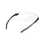 Pyramex® SB8810S Intrepid II® Safety Glasses, Scratch-Resistant Lens Coating, Clear Lens, Black/Gray Frame, Polycarbonate Lens, Specifications Met: ANSI Z87.1