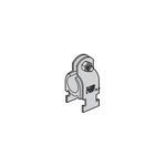 B-Line VIBRA-CLAMP™ BVT075YZN 2-Piece Cushioned Strut Pipe Clamp, 5/8 in Conduit, 600/75 lb Load, 3/4 in OD, Low Carbon Steel