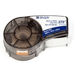 Brady® M21-375-580-WT M Series Label Cartridge, 21 ft L x 3/8 in W, Vinyl, White