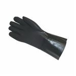 PIP® ProCoat® 58-8240DD Double Dipped Supported Men's Fully Coated Gloves, Black, Jersey Lining, 13.8 in L, Resists: Abrasion, Liquid and Oil, Gauntlet Cuff
