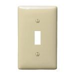 PREMISE WIRING NP1I Standard Wallplate, 1 Gang, 4.63 in H x 2.88 in W, Nylon, Ivory