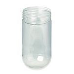 Killark® VCG-100 Globe, Cylindrical/Round Bottom Shape, 150 W Lamp, Incandescent Lamp, For Use With: V Series Lighting Fixtures, Glass