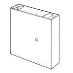 Leviton® 5W310-00N Medium Opt-X® Wall Mount Enclosure With Solid Metal Door, 12 in H x 14 in W x 5-1/4 in D, 16 ga Steel, Black