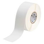 Brady® BradyJet™ J50C-2250-2595 Printer Tape, 100 ft H x 2-1/4 in W, White Legend/Background, B-2595 Vinyl