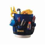 Irwin® 420001 Pro Bucket Tool Organizer, 18-3/4 in H x 5-1/2 in W x 16 in D, 56 Pockets, 600D Polyester, Blue/Black