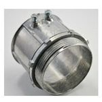 Bridgeport® 237-DC2 Conduit Connector, 3 in Trade, For Use With: Steel/Aluminum EMT Conduit, Die Cast Zinc, Ball Burnished/Mirror Smooth
