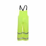 Tingley Vision™ O23122-LG Breathable Waterproof Bib Overall, L, Lime, Polyester/Polyurethane, 30 in Inseam Length